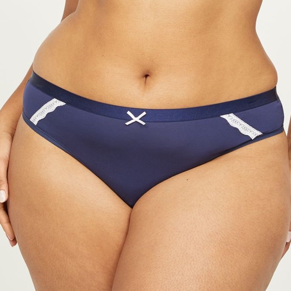 3X 22/24W Bundle of 2 Extra Soft New Navy Thongs